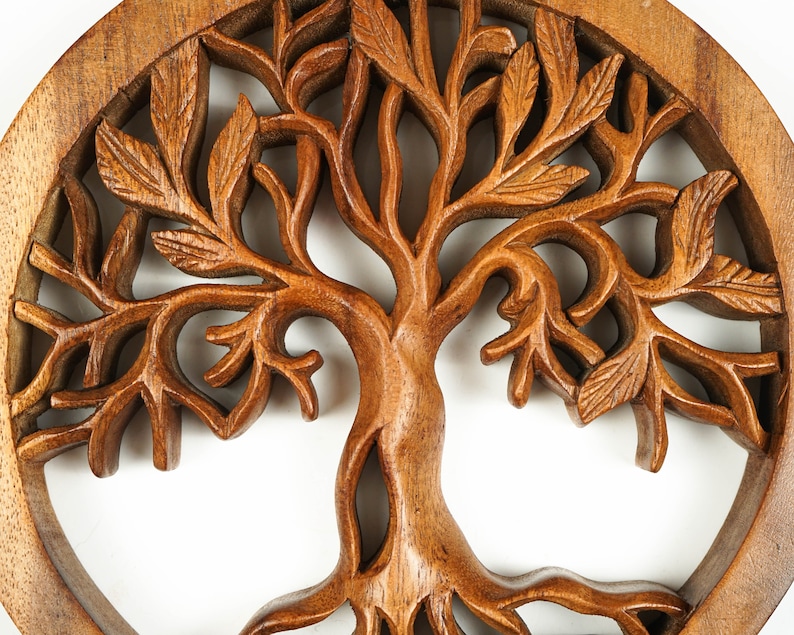 Tree of Life Medallion, Wall Art, Wall Decor, Wood Wall Decoration
