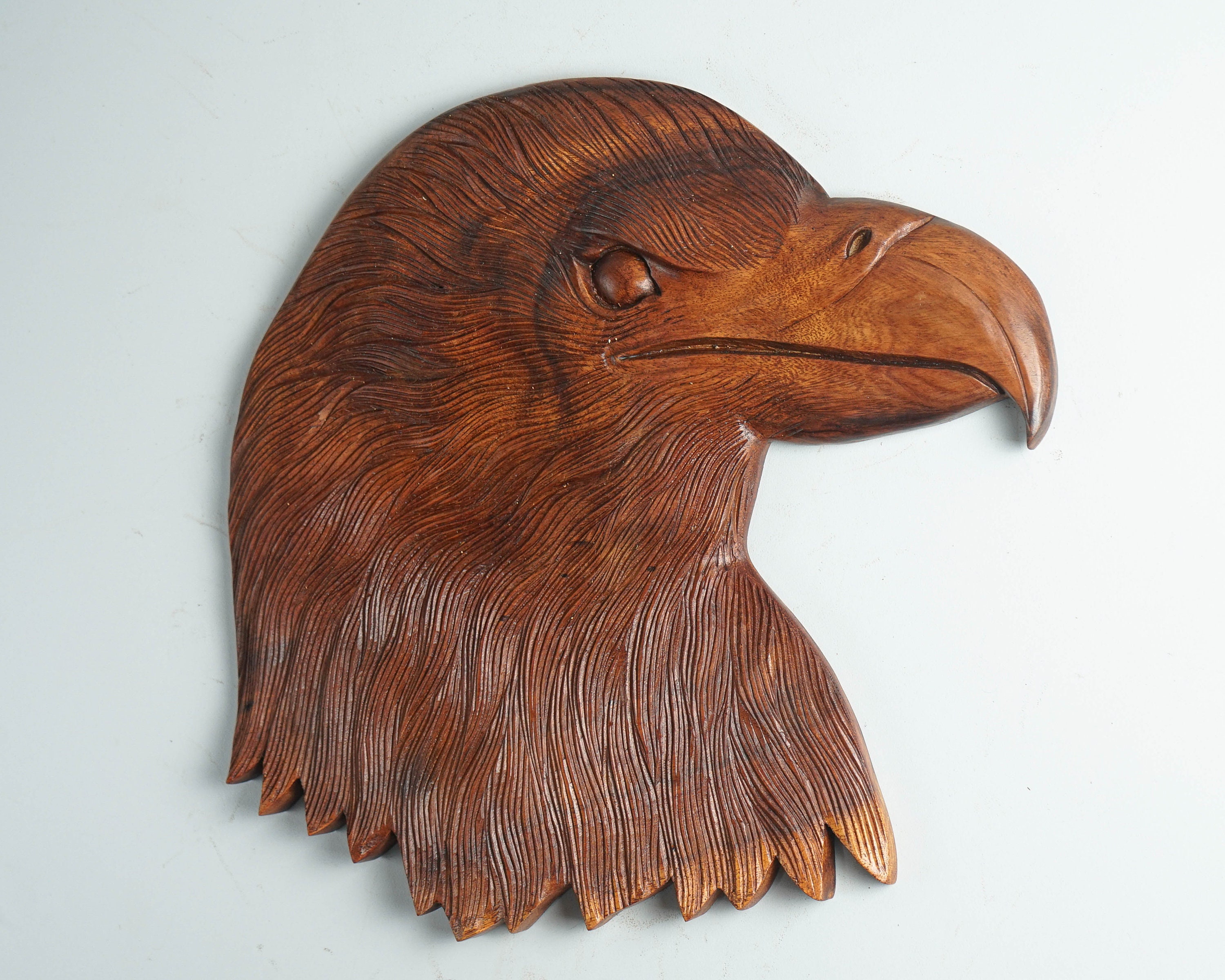 Eagle Head Wall Decor Eagle Wood Wall Art Wooden Eagle Wall Etsy