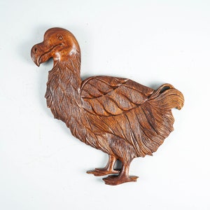 Dodo Bird Wall Art, Hanging Statue, Animal Sculpture, Office Decor, Unique Ornament, Room Decoration, Gift for Son, Christmas image 3