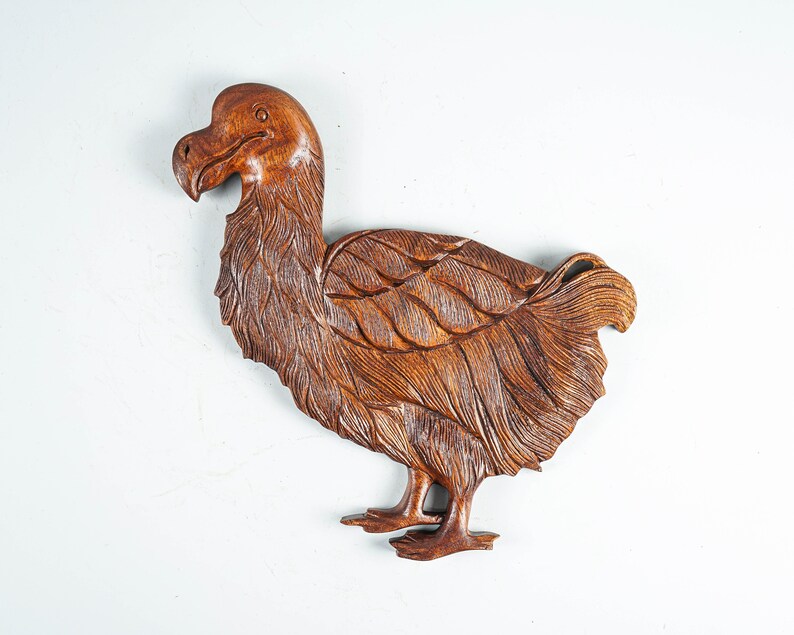 Dodo Bird Wall Art, Hanging Statue, Animal Sculpture, Office Decor, Unique Ornament, Room Decoration, Gift for Son, Christmas image 3