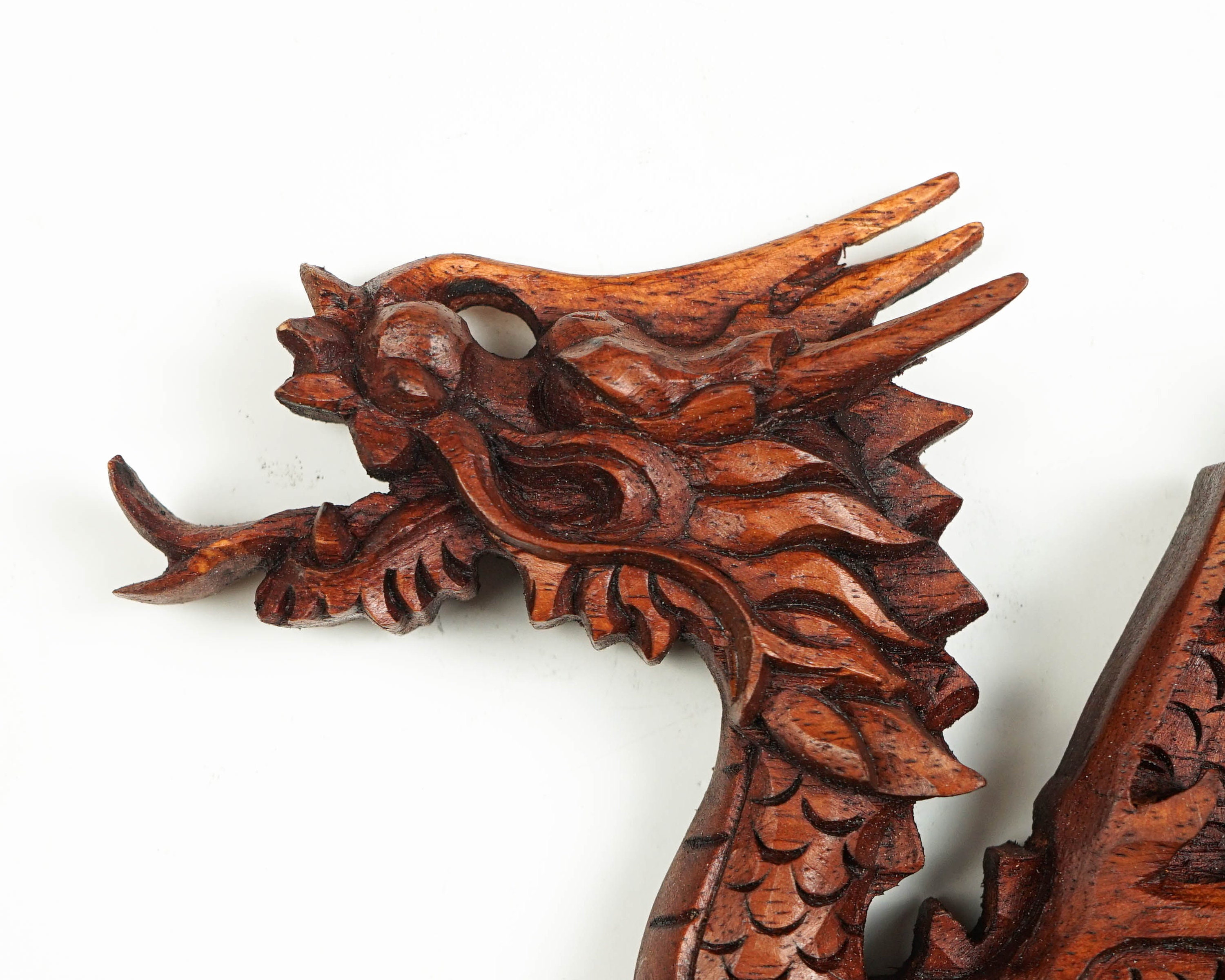 Dragon Statue Wall Decor, Wooden Carving Dragon Hanging, Wood Carving Boho  Norse Y0b9 Wall Decorative Dragons M6H4