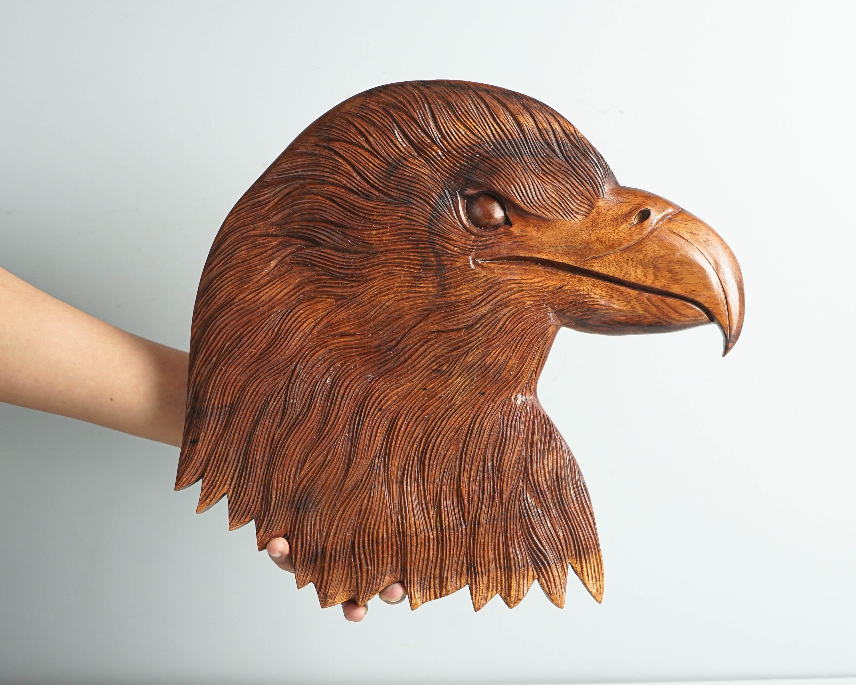 Eagle Head Wall Decor Eagle Wood Wall Art Wooden Eagle Wall Etsy