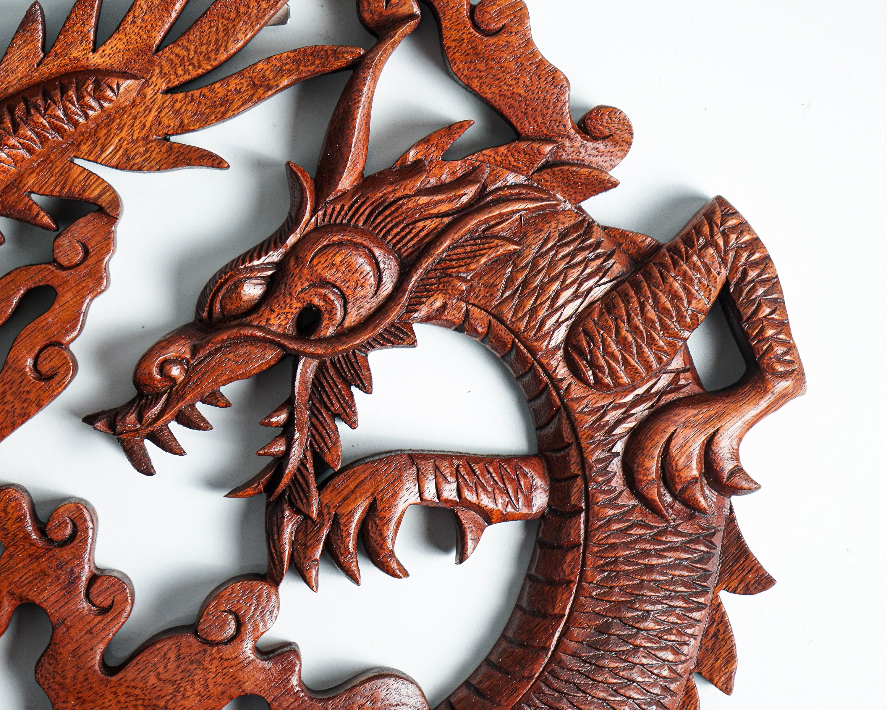 Chinese Dragon Wall Decor, Wood Wall Art, Wood Carving, Chinese Dragon, Mystical  Animal, Aesthetic Room Decor, Home Decor, Gift for Him 