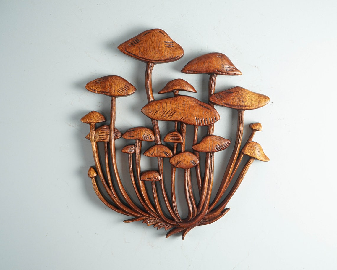 Alba Clamshell Mushroom Decor Cute Mushroom Wall Decor - Etsy