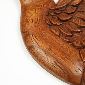 Hummingbird Wall Art, Wooden Bird Statue, Handmade Sculpture, Wood Carving, Decorative, Nursery Decor, Gift for Mom, Gift for friend image 4