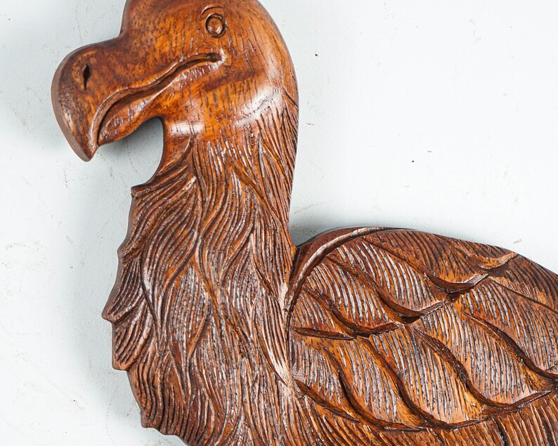Dodo Bird Wall Art, Hanging Statue, Animal Sculpture, Office Decor, Unique Ornament, Room Decoration, Gift for Son, Christmas image 8