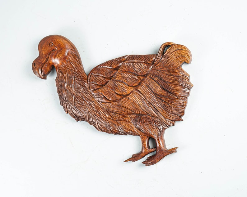 Dodo Bird Wall Art, Hanging Statue, Animal Sculpture, Office Decor, Unique Ornament, Room Decoration, Gift for Son, Christmas image 4