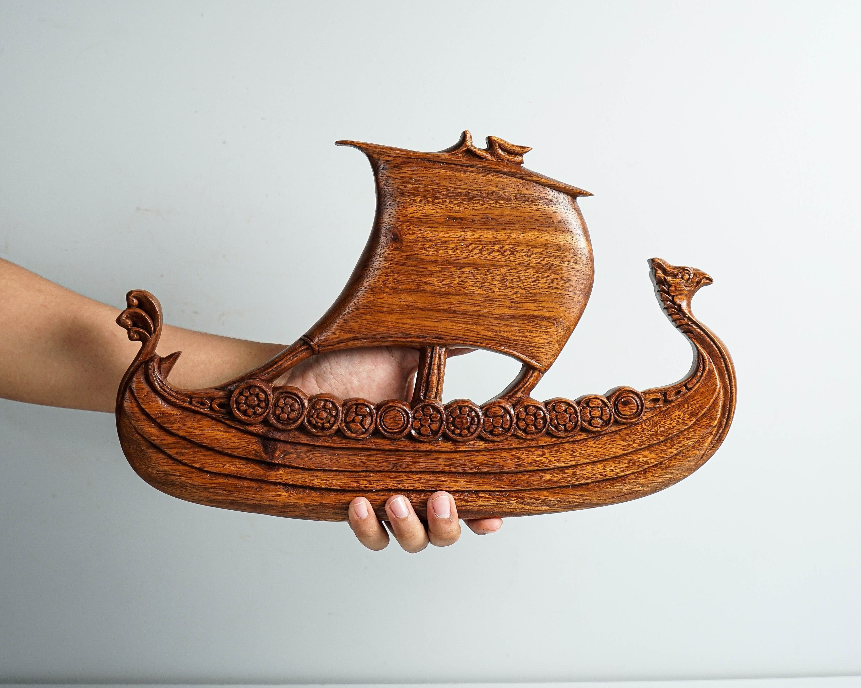 Viking Ship Wall Decor, Wall Art, Unique Statue, Wall Hangings