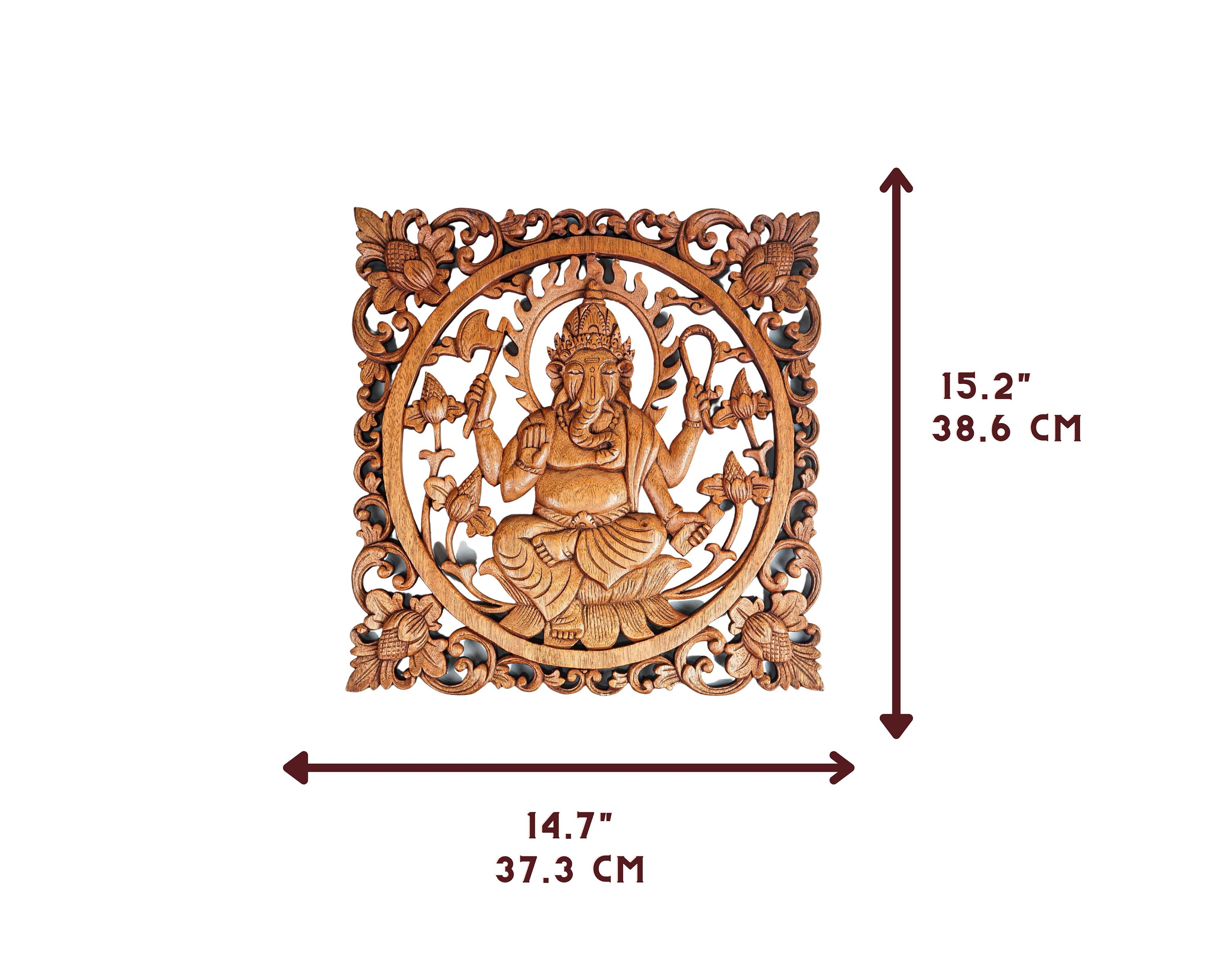 Ganesh Wall Decor Hindu God Statue Wall Art Hanging Art Etsy Australia