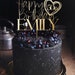 Cake Topper Birthday Custom Personalized Name and Age Happy Birthday Cake Topper - Birthday. 