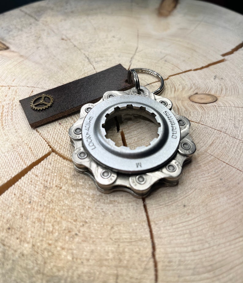 Key Ring Made of Bicycle Chains, Gift Idea, Bicycle Key Ring, Cyclist