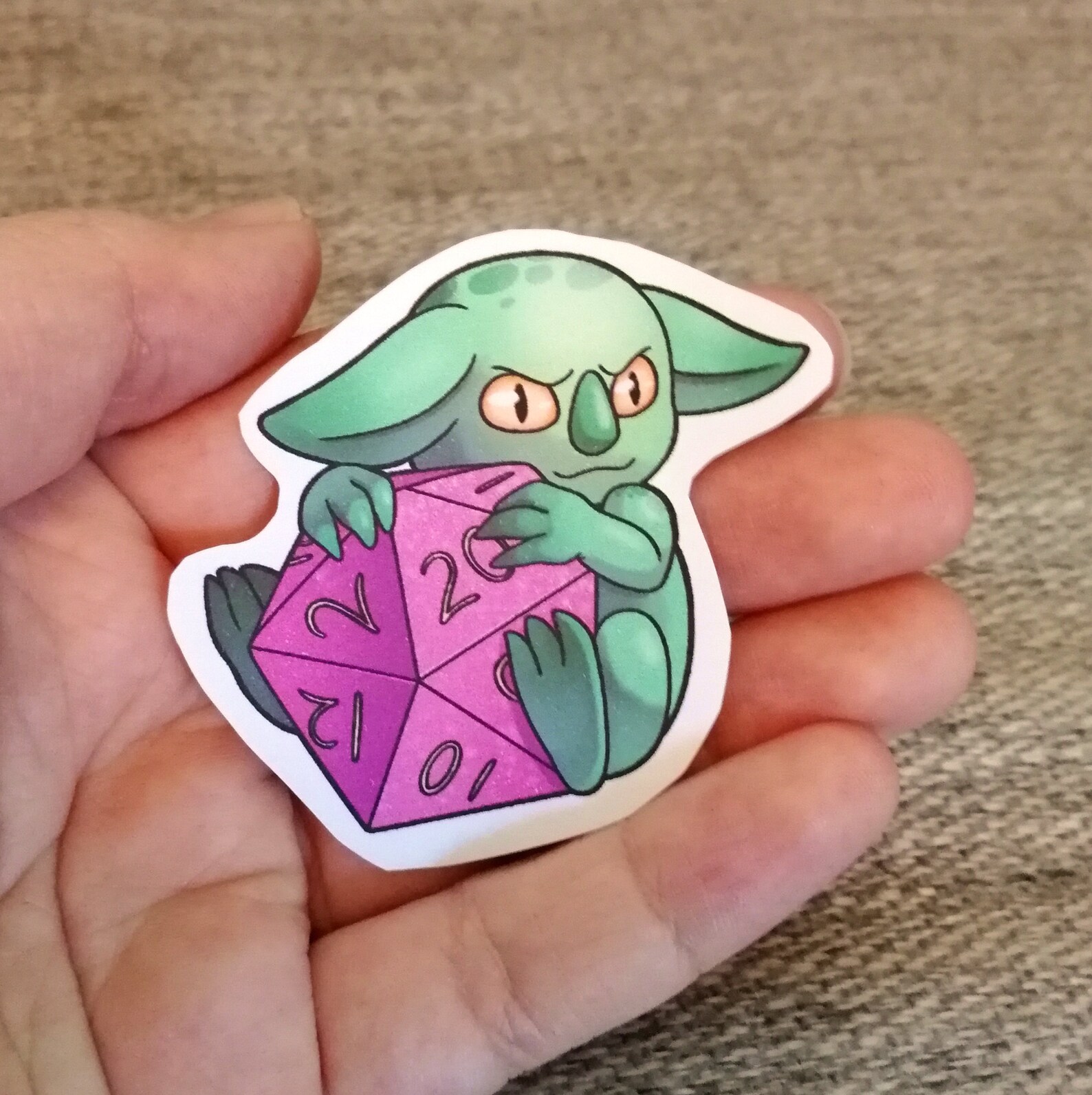 Dice goblin stickers Etsy