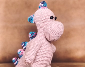 Amigurumi, Grisù the Dragon, Handmade Crochet Toy