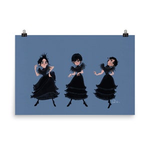 Wednesday Dancing - Art Print, Paula Hsu