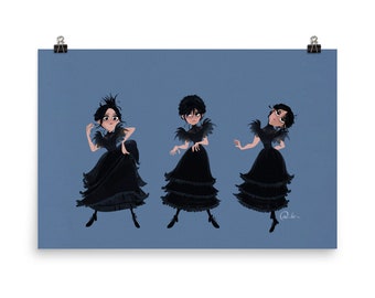 Wednesday Dancing - Art Print, Paula Hsu