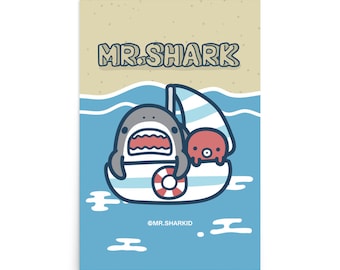 Summer - Art Print, Mr.Shark