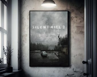 Silent Hill 2 Poster 2025 – Survival Horror Game Wall Art Print