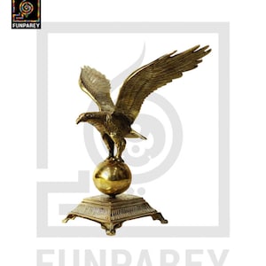 Handmade 10&quot; Brass Regal Falcon Model