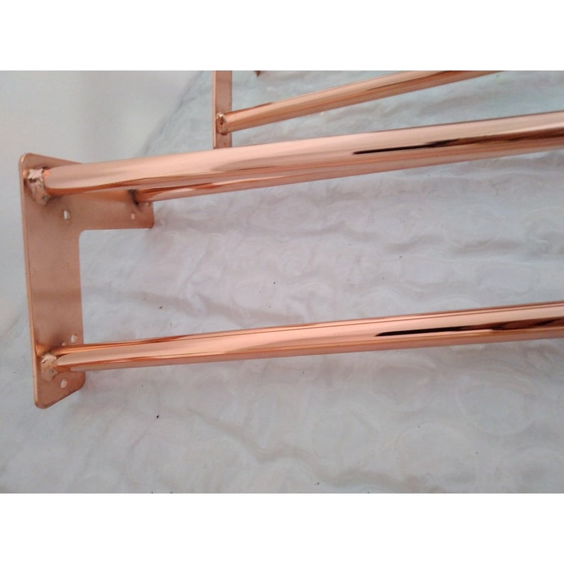Hairpin Legs Shiny Copper Polished Metal Table Leg Bench Etsy