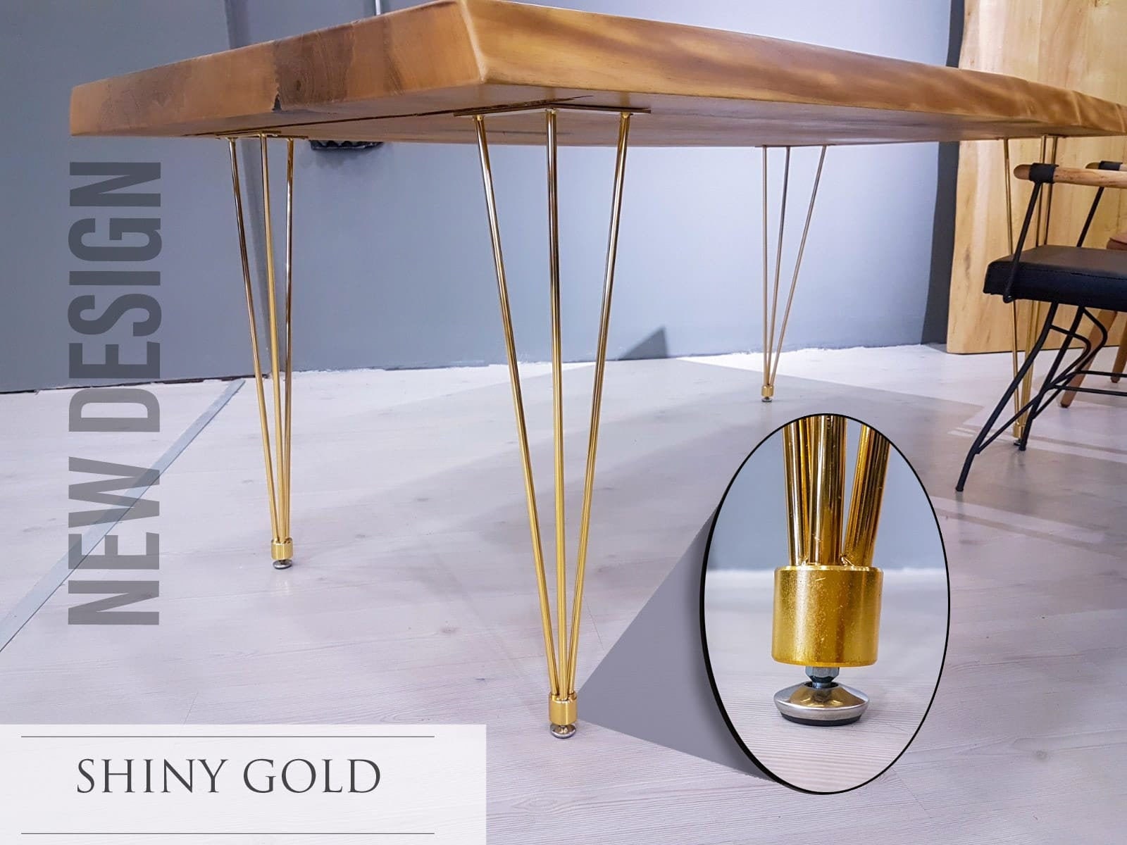 Gold hairpin leg coffee table outlet