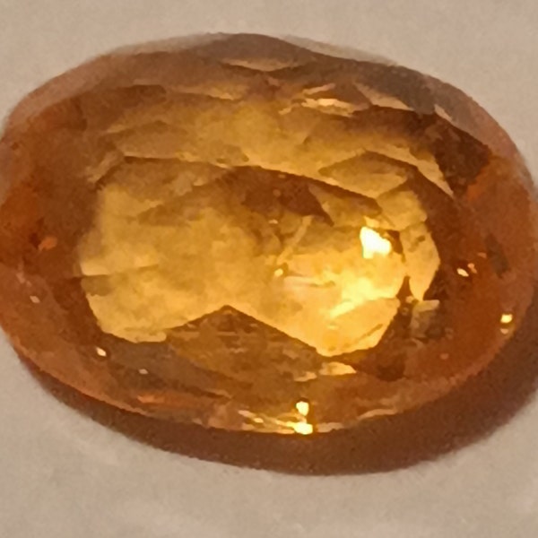 0.84 Carat Rare Orange Spessartite Garnet Nice Color