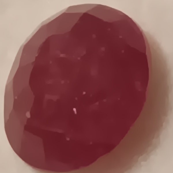 1.12 carat red pigeon blood Ruby unheated.