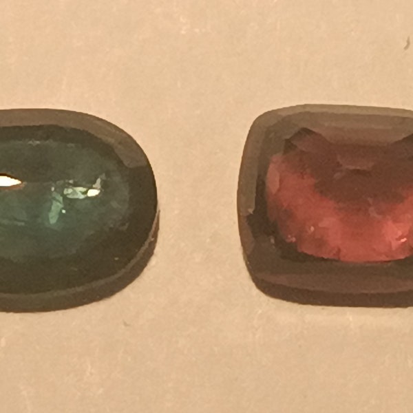 1.44 Crt Natural Spinel and 1.25 Crt Sapphire GEMSTONES VS Clarity Spinel, Green Blue Sapphire!