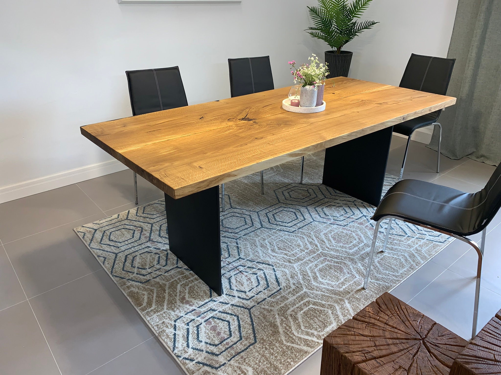 Table chene Massif