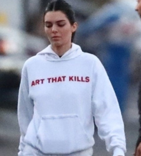 Kendall Jenner Men's Hoodie Print #1062743 Online