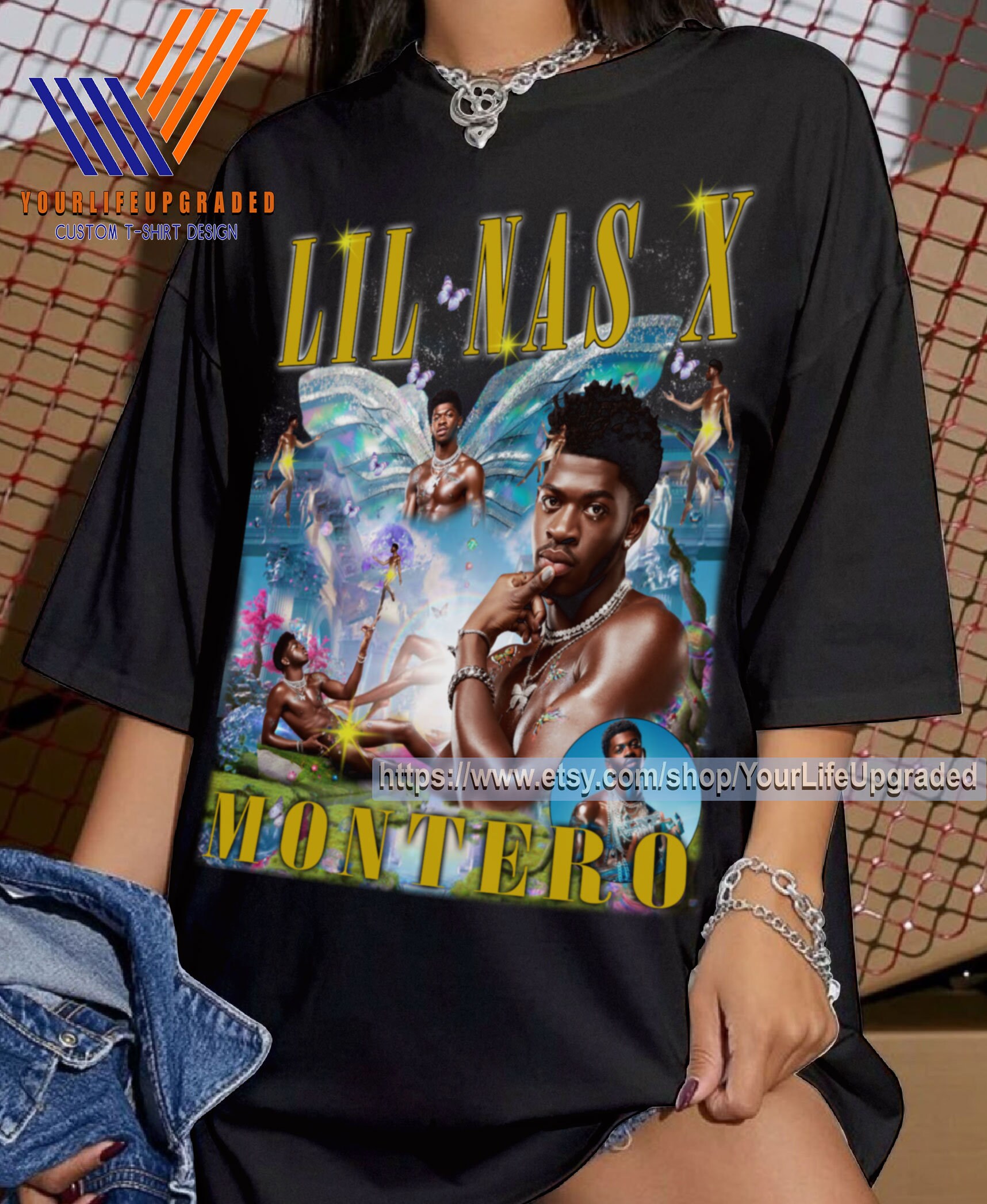 Discover Lil Nas X Montero Vintage 90er T-Shirt