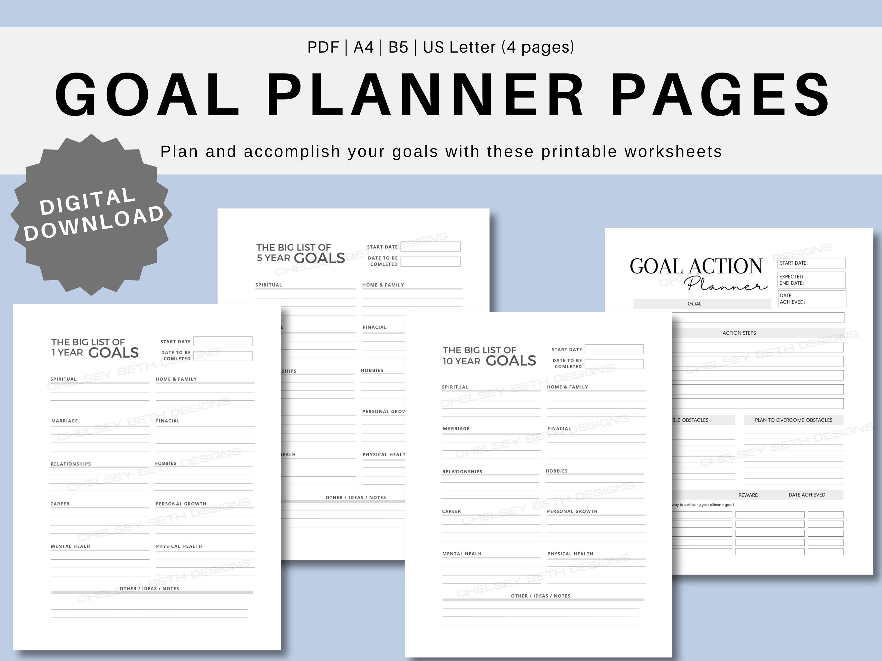 Mom Planner, Printable Planner for Mom, Family Planner, Schedule ...