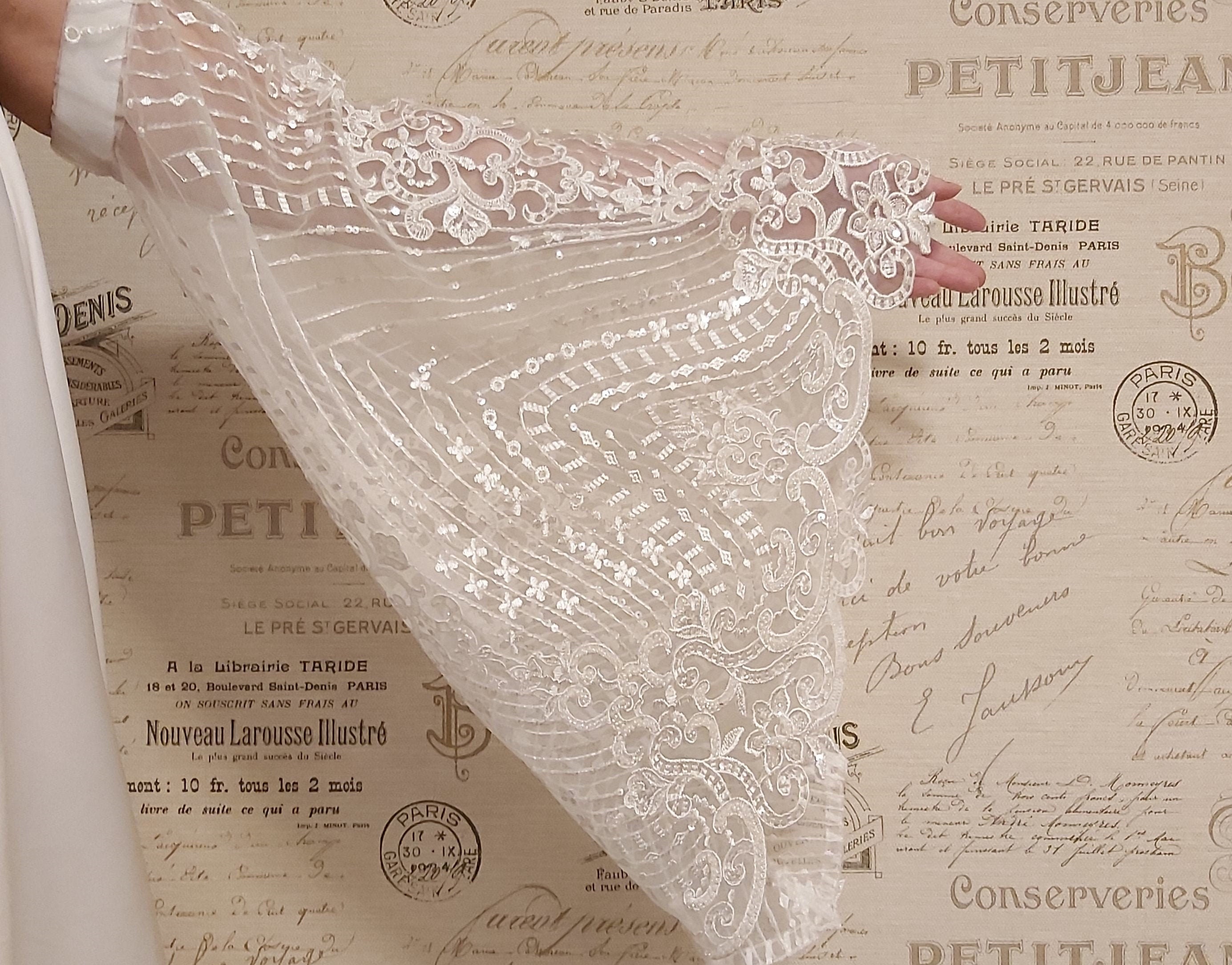 detachable bridal sleeves