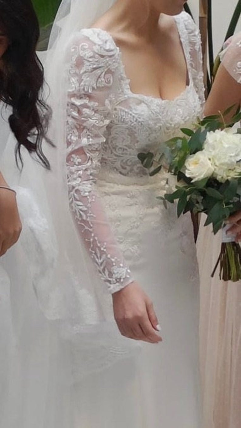 detachable bridal sleeves