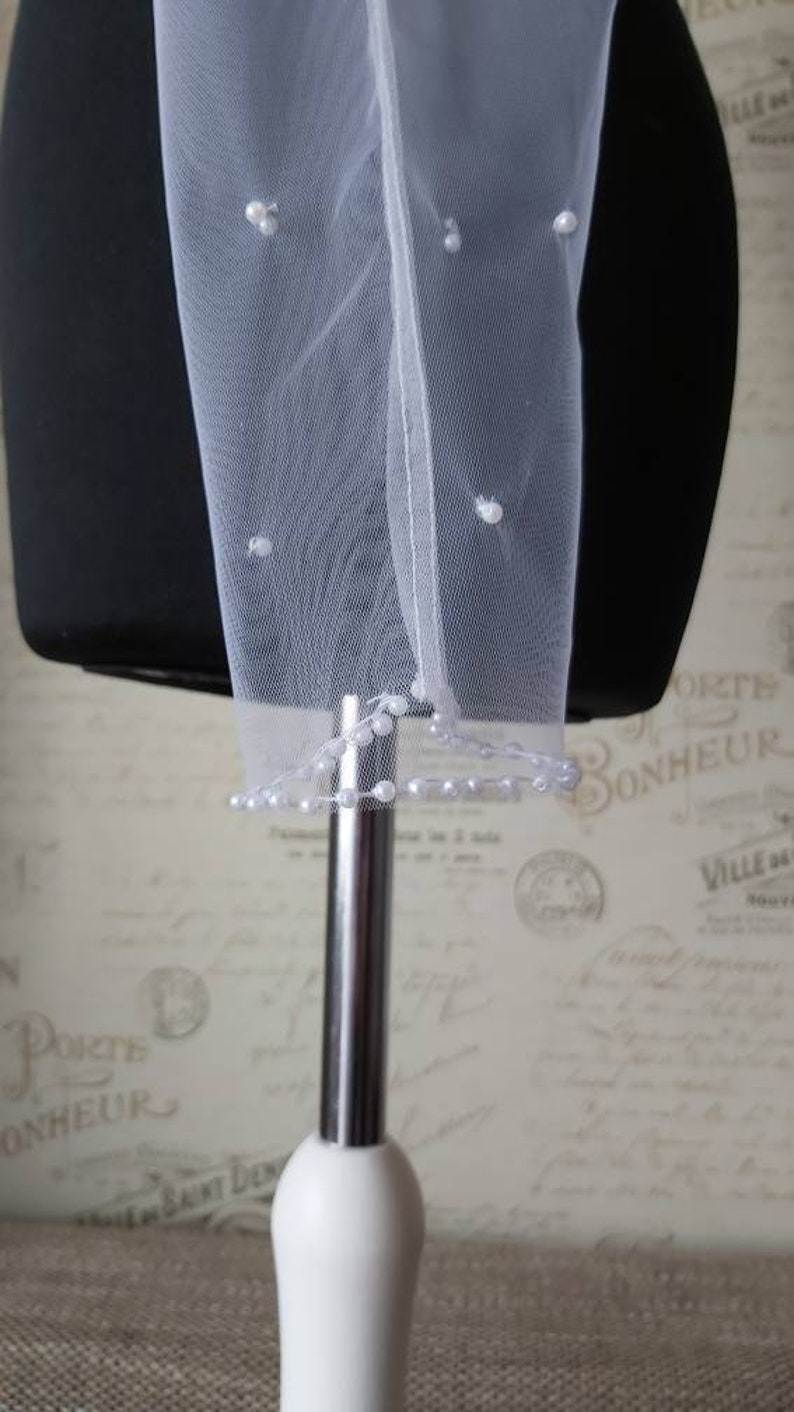 Detachable Tulle Sleeves With Pearls Wedding Sleeves With Etsy