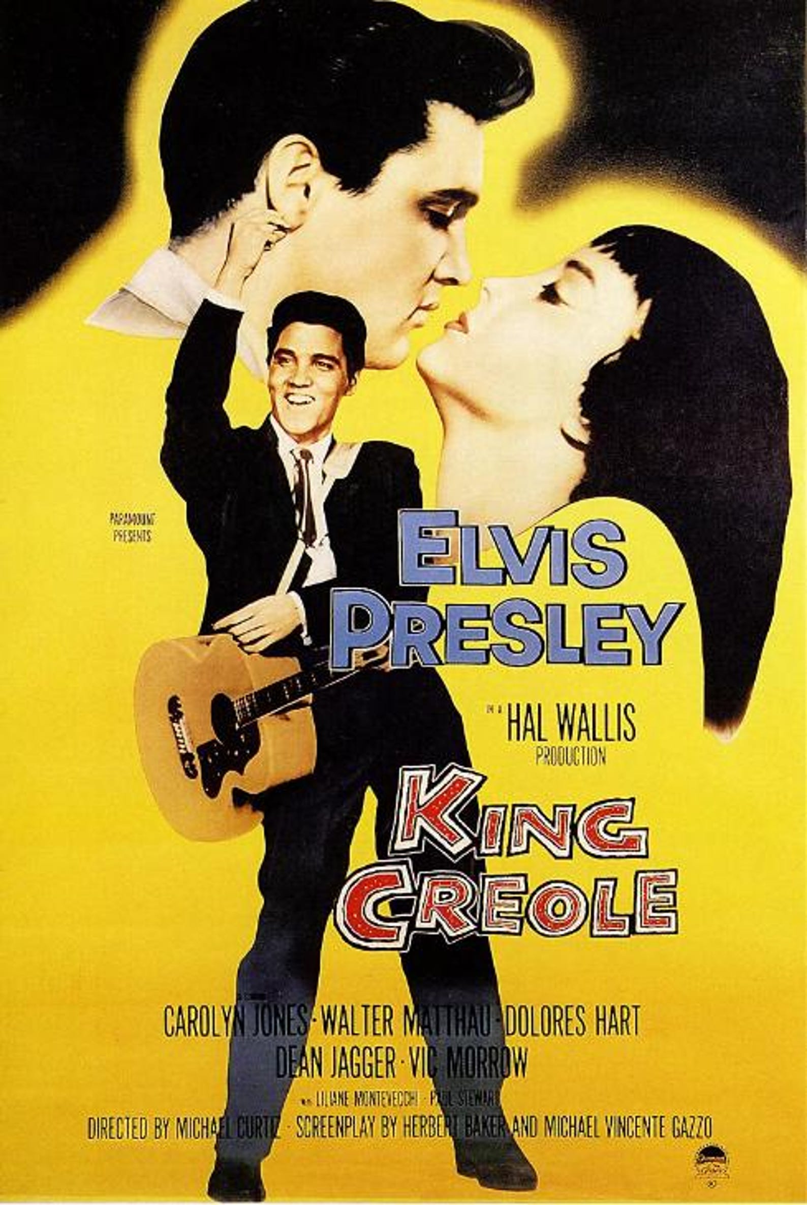 King Creole Vintage Elvis Presley Movie Poster - Etsy