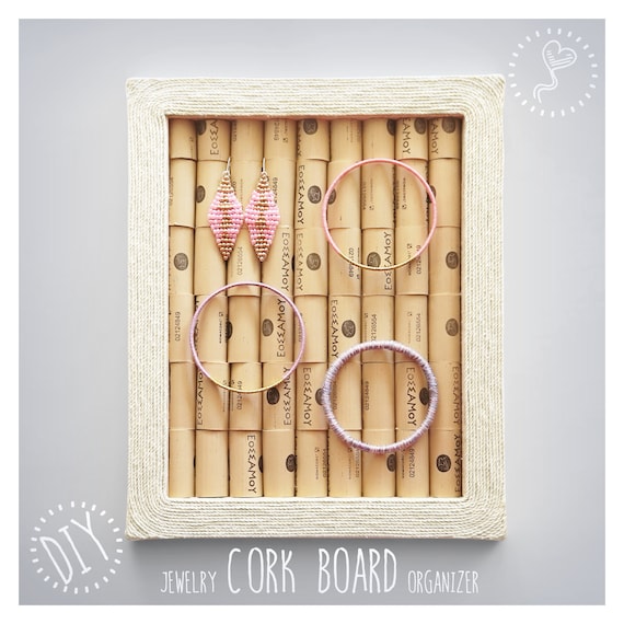 Greek Corks Jewelry Organizer Jewelry Cork Board Cork Board