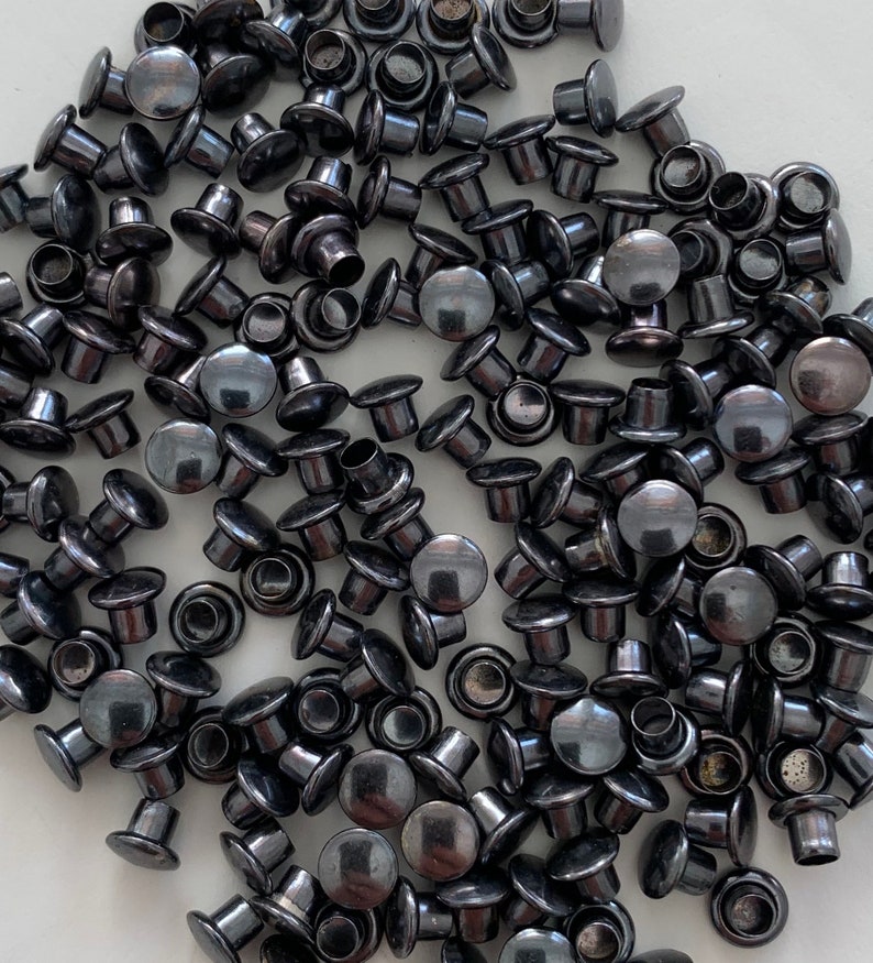 10 pieces Decorative rivets 3 x 5 mm Onepiece hollow rivets Etsy