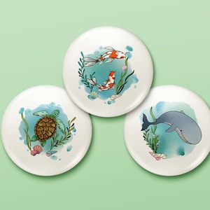 Under the Sea Pin Badge Set