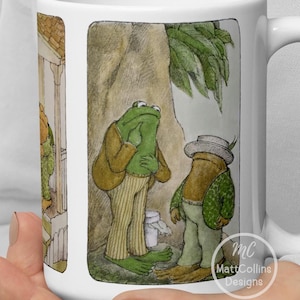 Frog Mug Toad Mug Frog and Toad best Friends Frog Gift for Friends Mug for Friends Fairycore/Goblincore Mug Cottagecore Mug Garden Mug