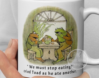 Frog Mug Toad Mug Frog and Toad best Friends Frog Gift for Friends Mug for Friends Fairycore/Goblincore Mug Cottagecore Mug Garden Mug