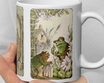 Frog Mug Toad Mug Frog and Toad best Friends Frog Gift for Friends Mug for Friends Fairycore/Goblincore Mug Cottagecore Mug Garden Mug