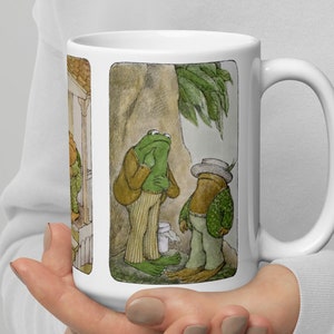 Frog Mug Toad Mug Frog and Toad best Friends Frog Gift for Friends Mug for Friends Fairycore/Goblincore Mug Cottagecore Mug Garden Mug