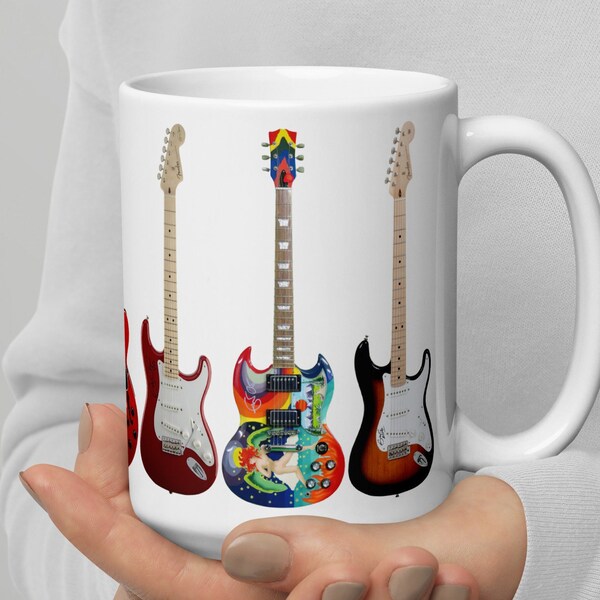 Guitar Mug Etsy