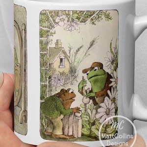 Frog Mug Toad Mug Frog and Toad best Friends Frog Gift for Friends Mug for Friends Fairycore/Goblincore Mug Cottagecore Mug Garden Mug