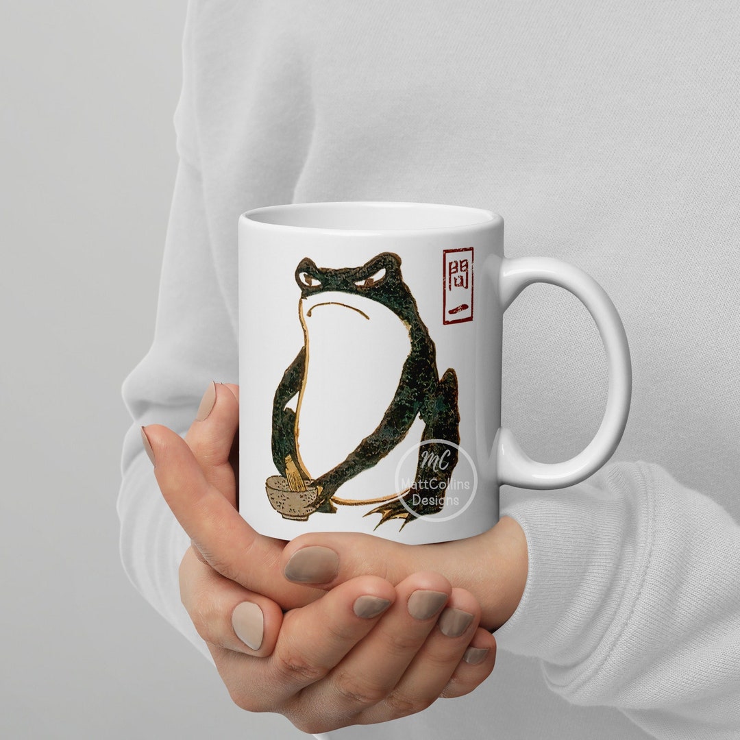 Matsumoto Hoji Mug Frog Mug Toad Wabi Sabi Cottagecore/goblincore Mug ...