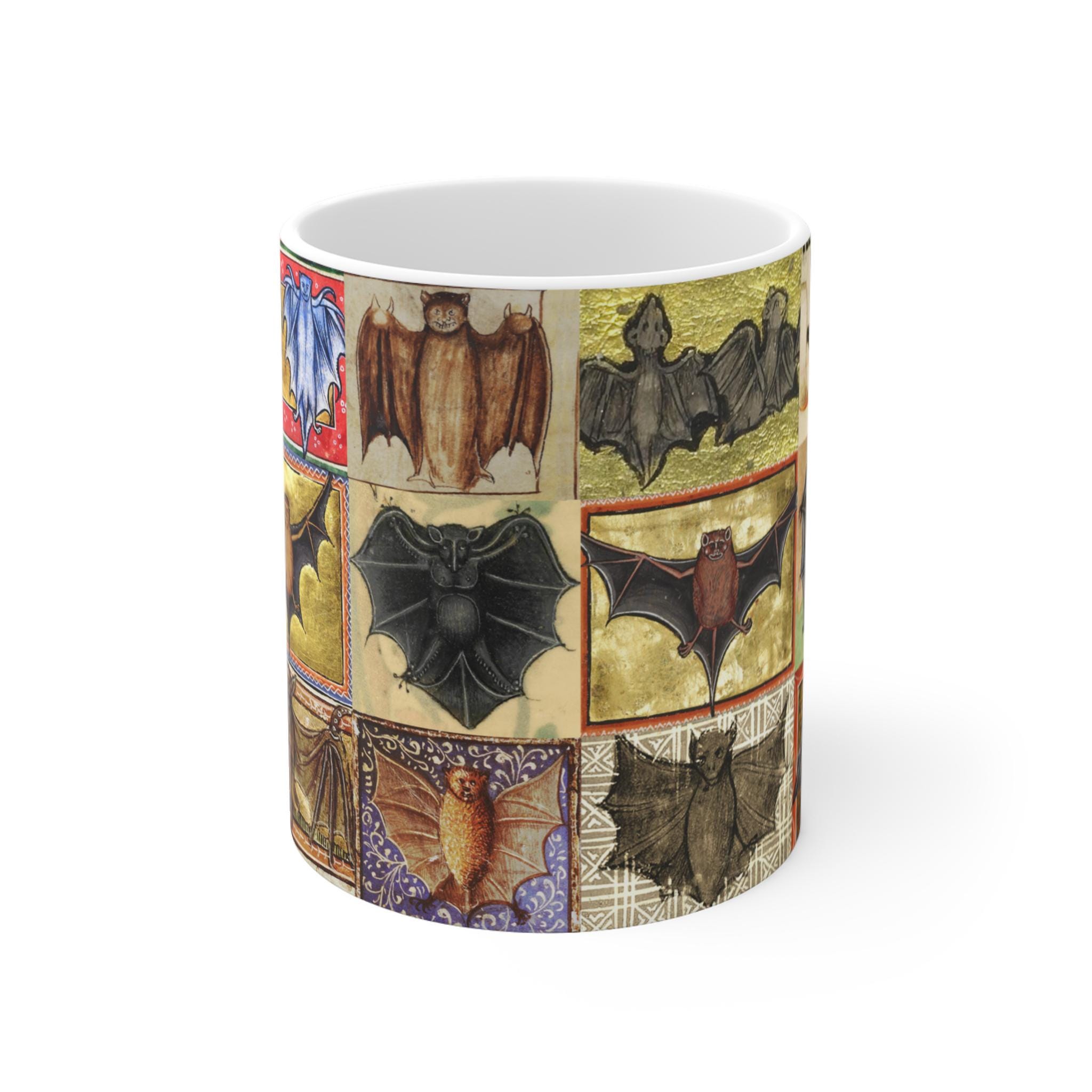 Medieval Bat Mug Funny Bat Mug Medieval Mug Bat Lover Mug Bat Gift ...
