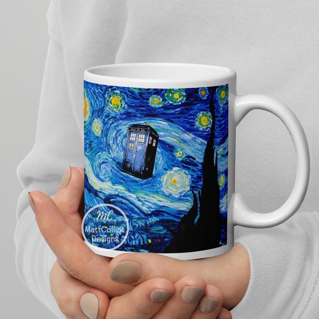 Doctor Who Mug Exploding Tardis Mug Van Gogh Starry Night Mug Ideal ...
