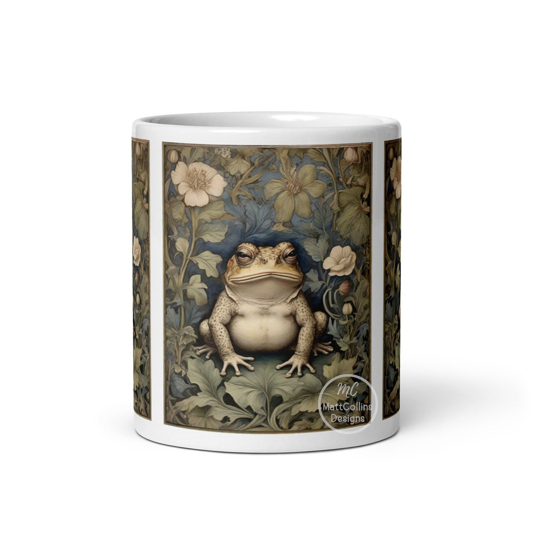 William Morris Frog Mug Vintage Toad Cottagecore/ Goblincore Mug ...
