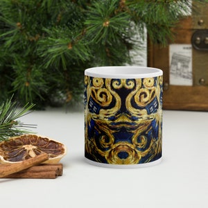 Doctor Who Mug Exploding Tardis Mug Van Gogh Starry Night Mug Ideal ...