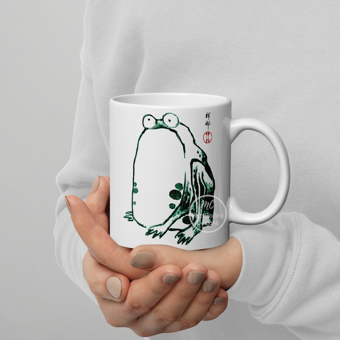 Matsumoto Hoji Mug Frog Mug Toad Wabi Sabi Cottagecore/goblincore Mug ...
